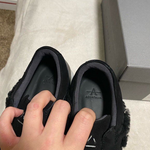 Aqautalia fur shearling weatherproof sneakers - Picture 3 of 12
